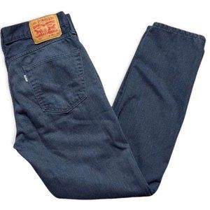 LEVI'S 511 Flannel Pants Charcoal Grey Classic Slim Fit Stretch Jeans 34x32